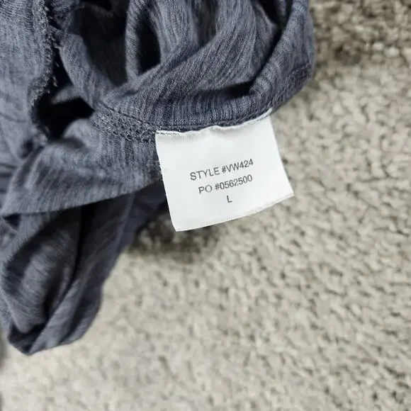 Vuori All Day Jumpsuit Women's Large Heather Gray Tapered Loungewear Active - Picture 7 of 14